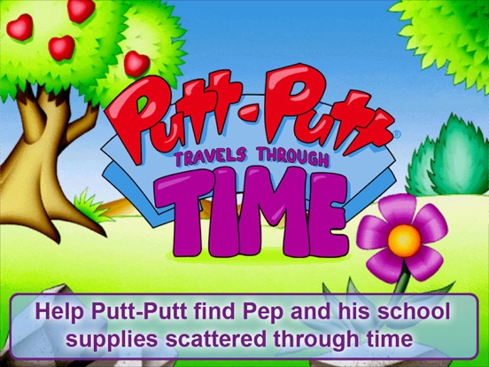 Putt-Putt Travels Through Time iPad app afbeelding 1