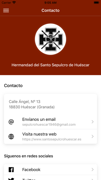App screenshot