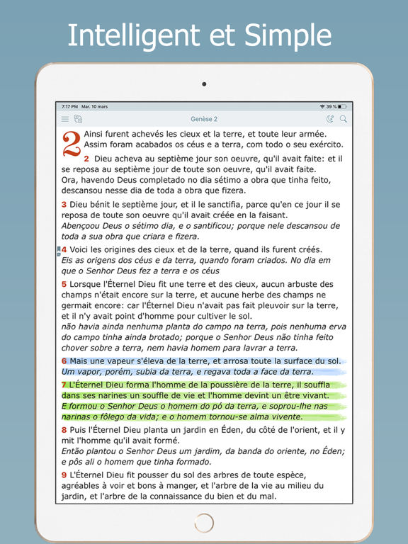 Screenshot #4 pour La Bible Bilingue en Français