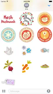 happy rosh hashanah stickers iphone screenshot 3