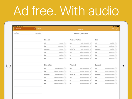 German Verb Conjugator Pro