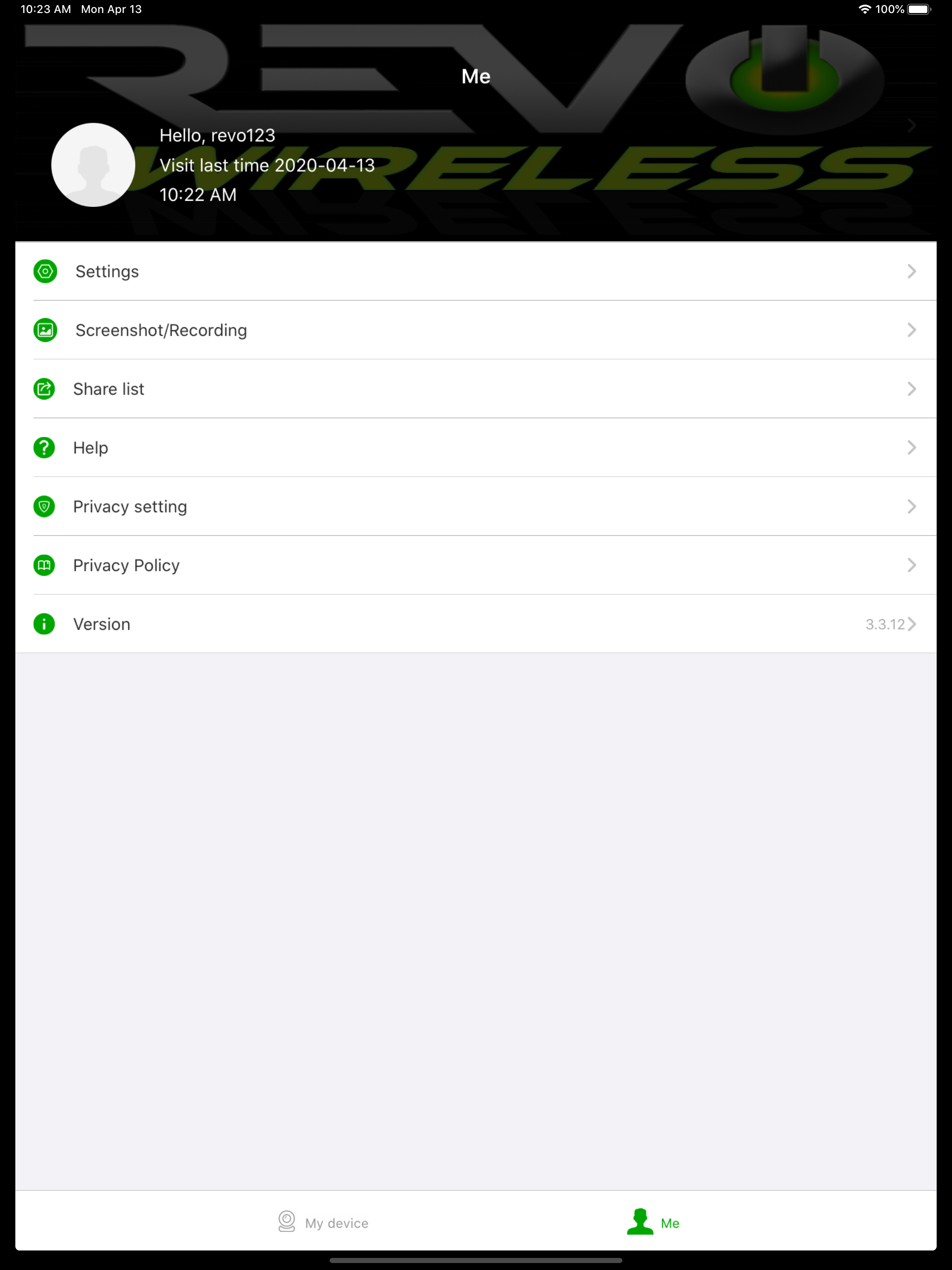 REVO Wireless screenshot 8