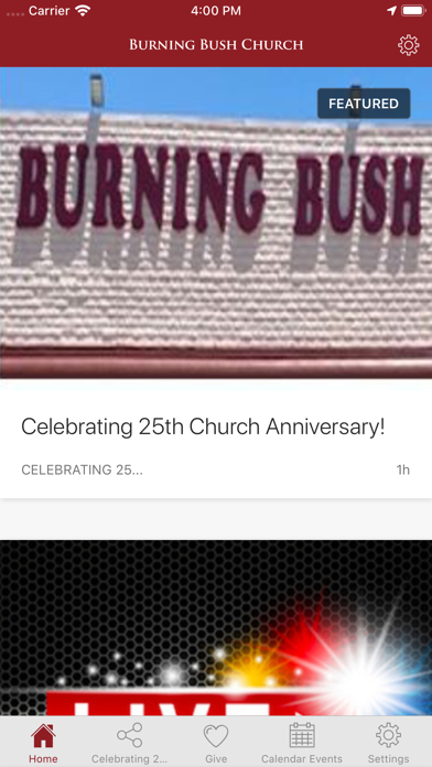 Burning Bush Church-Bushpower Screenshot