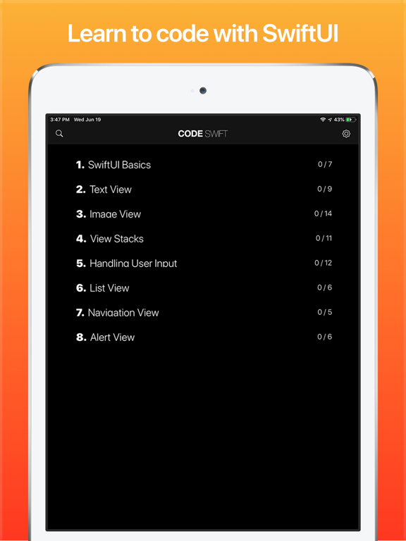 Screenshot #4 pour Learn SwiftUI