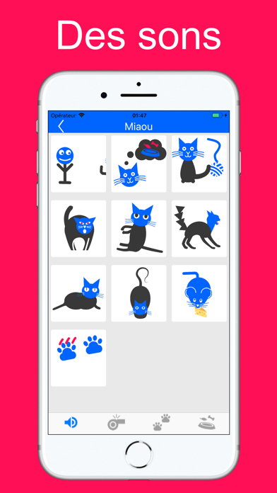 Screenshot #1 pour Générateur de son chat + Jeux