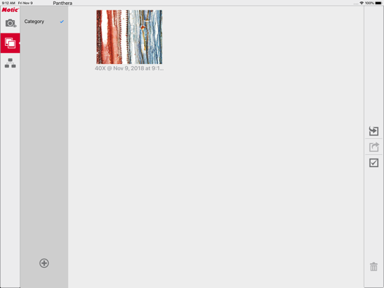Motic Panthera Client iPad screenshot 4 - Education app
