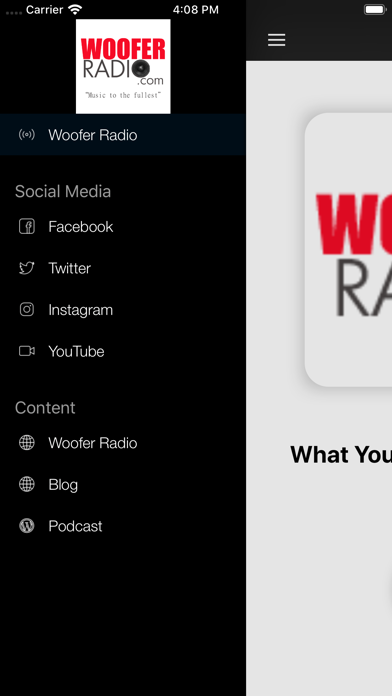 Woofer Radio Player Screenshot