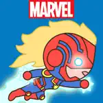 Captain Marvel Stickers App Cancel