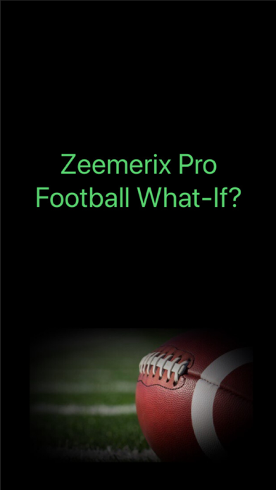 Zeemerix Pro Football What-If Screenshot