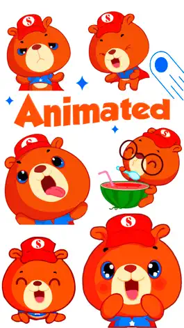 Game screenshot Super Bear: Animated Stickers mod apk