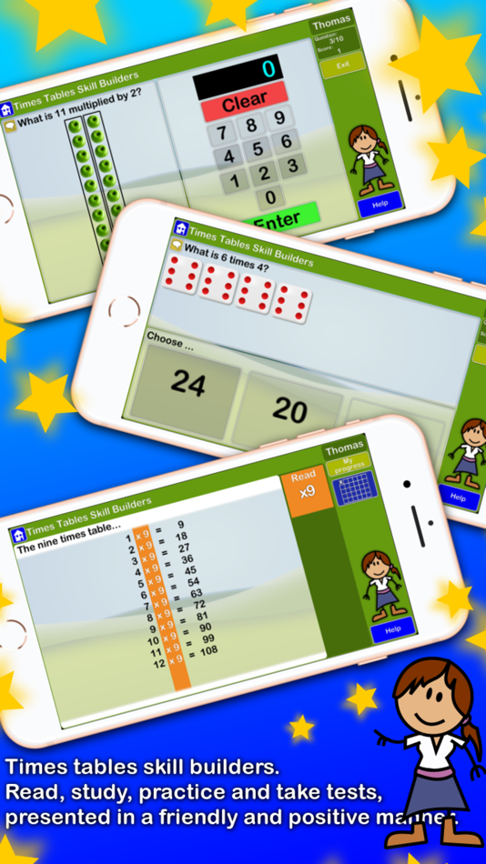 #1. Times Tables Skill Builders (iOS) 由: Hyperion Games (UK) LTD