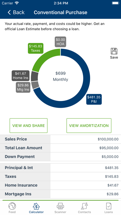 Farmers Bank Mortgage Screenshot