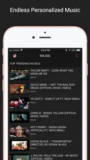 1music - live with music iphone screenshot 1