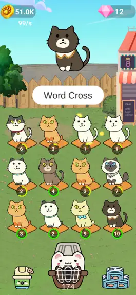 Game screenshot Word Cat Evolution apk