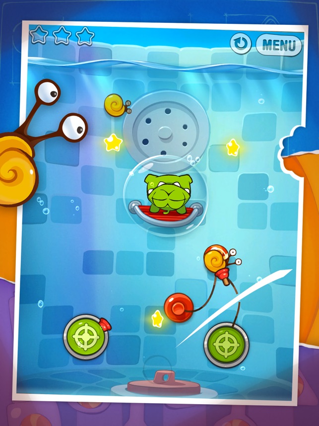 Cut the Rope: Experiments, keeping Om Nom fed is now free
