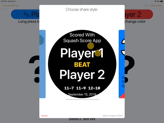 Screenshot #5 pour Squash Score Referee