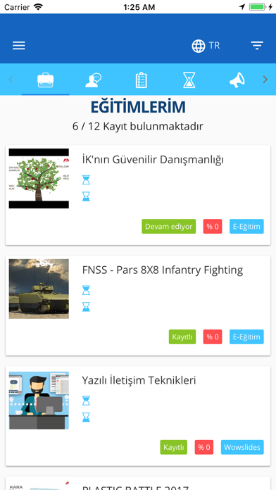 Screenshot #1 pour FNSS Gelişim Platformu