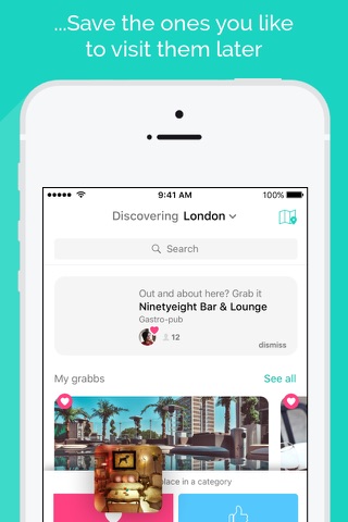 Grabbd: Social Foodie & Travel screenshot 2