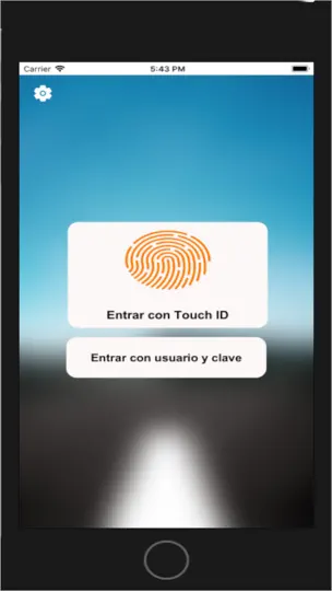 Captura de pantalla de AeolCloud en iPhone 1