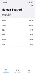 Namaz Vakitleri ve Dualar screenshot #1 for iPhone