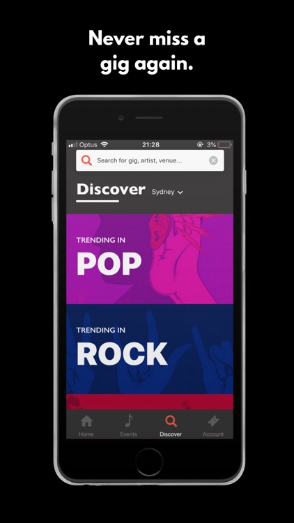 GiggedIn: Live Music Tickets screenshot-3