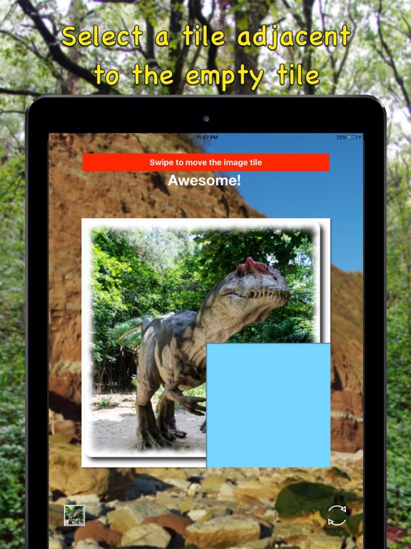 Screenshot #5 pour Best 2x2 Dinosaur Slide Puzzle