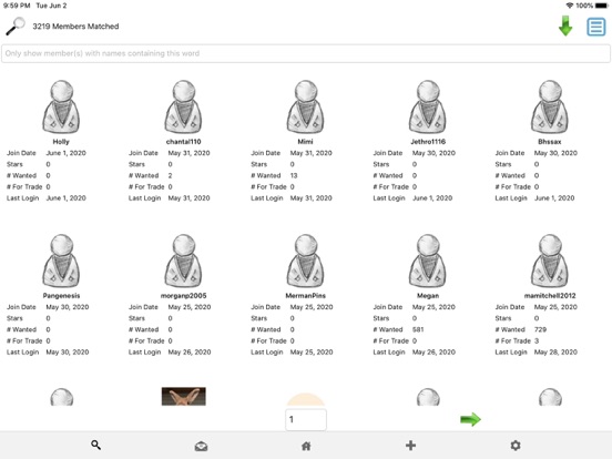 Collectible PinTrader iPad screenshot 2 - Productivity app