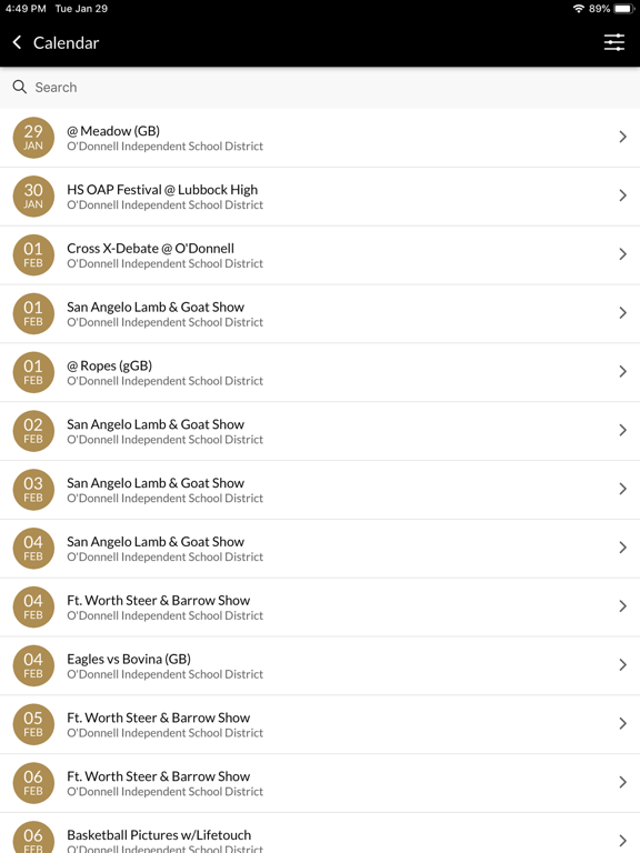 O'Donnell ISD iPad screenshot 4 - Education app