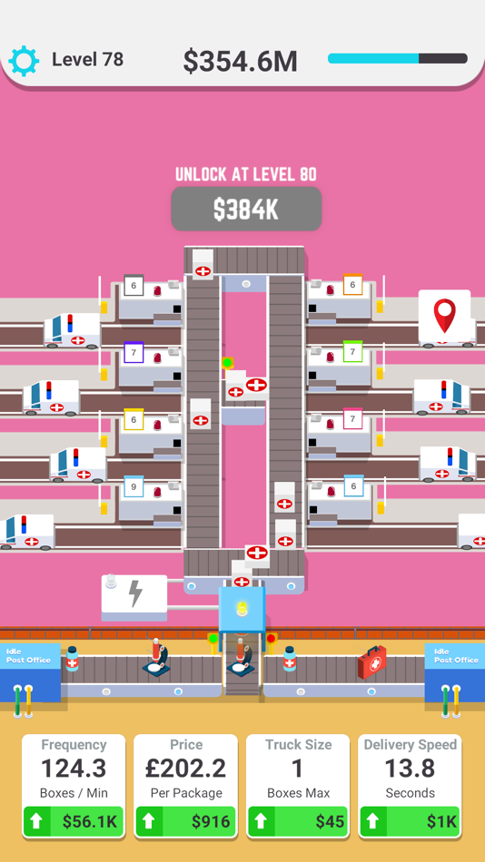 #1. Post Office: Idle Game (iOS) Podle: Murat Kul