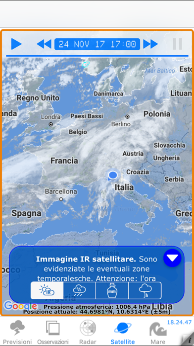 METEO EMILIA ROMAGNA Screenshot