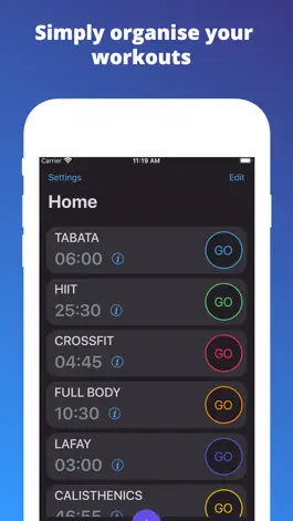 Game screenshot TimeFit - Workout Timer hack