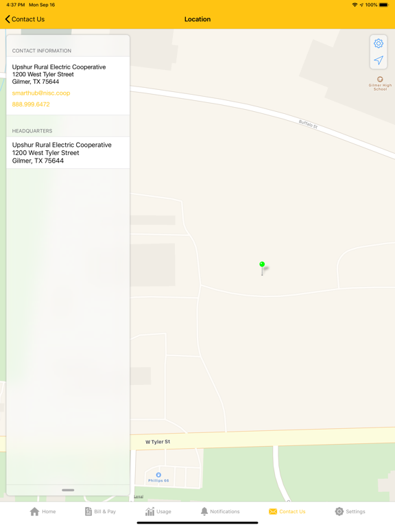 Upshur Rural iPad screenshot