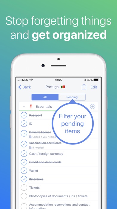Packing List Checklist screenshot 4
