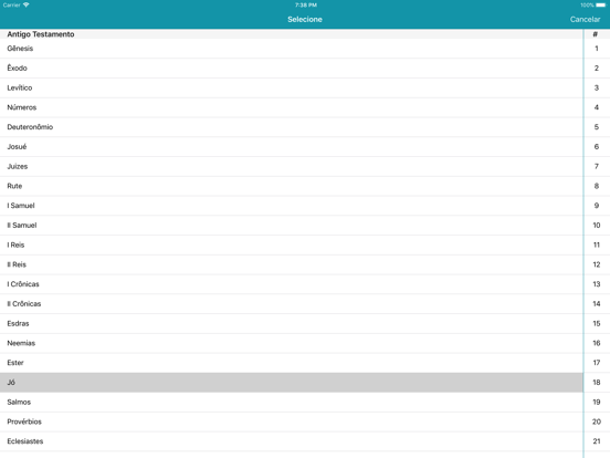 Bíblia Sagrada Evangélica iPad screenshot 4 - Book app