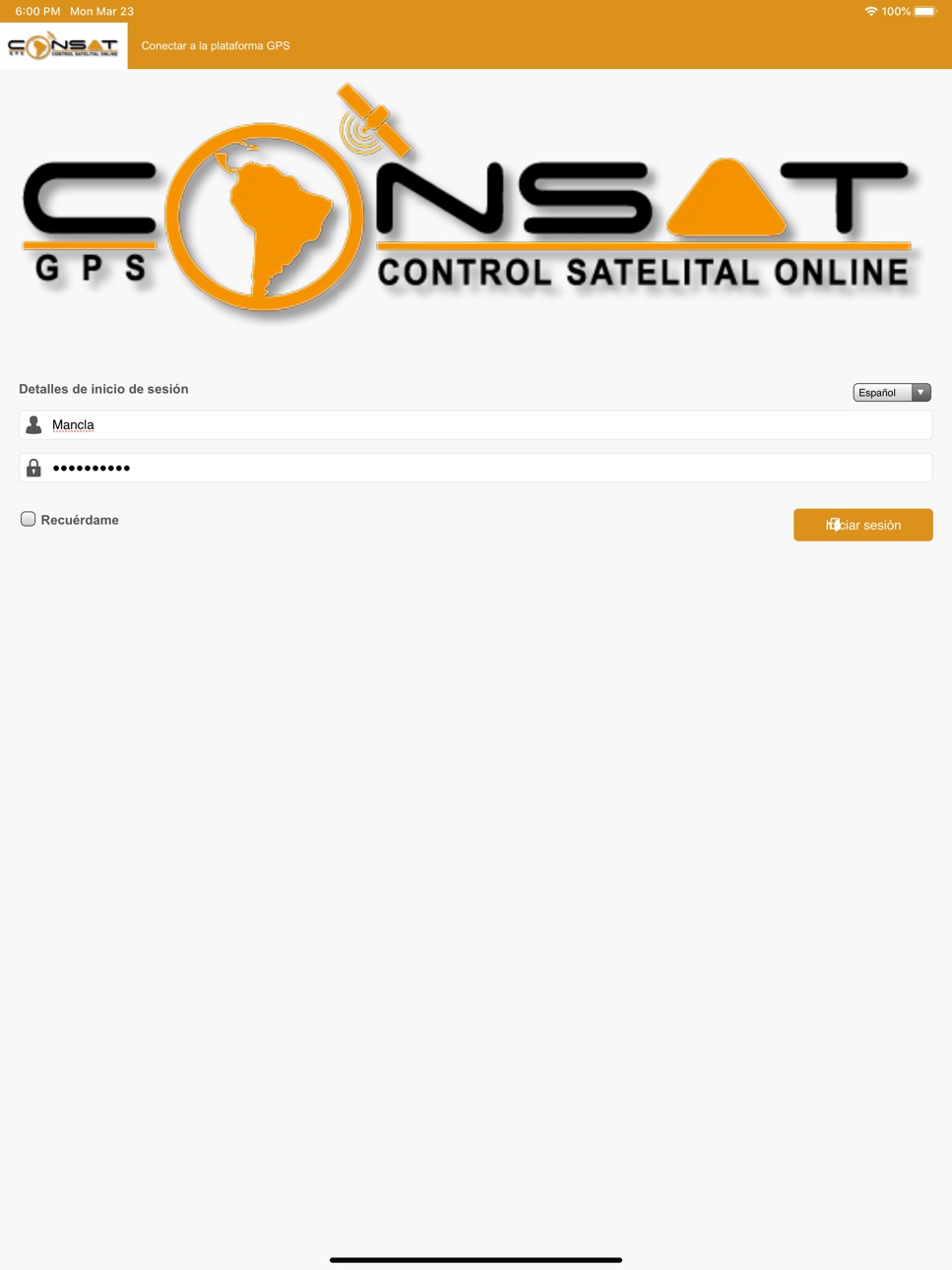 iPad screenshot