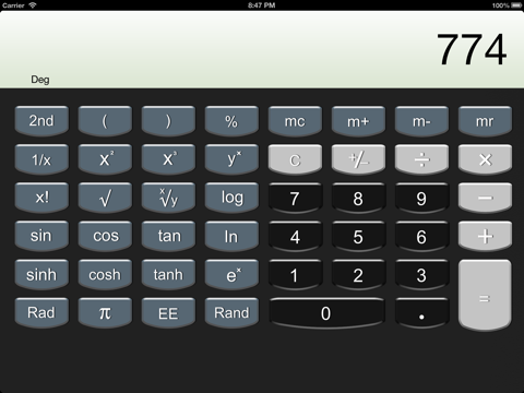 Screenshot #5 pour Calculator° HD