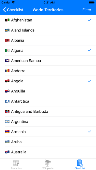 Screenshot #3 pour List of Countries - Atlas App