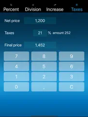 calculadora de porcentajes pro ipad capturas de pantalla 4