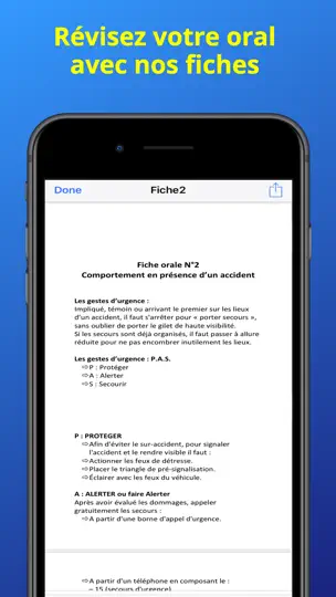 Capture d'écran de Permis C - Tests Et Fiches sur iPhone 2