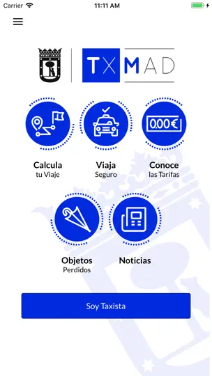 Captura de pantalla de TxMad en iPhone 1