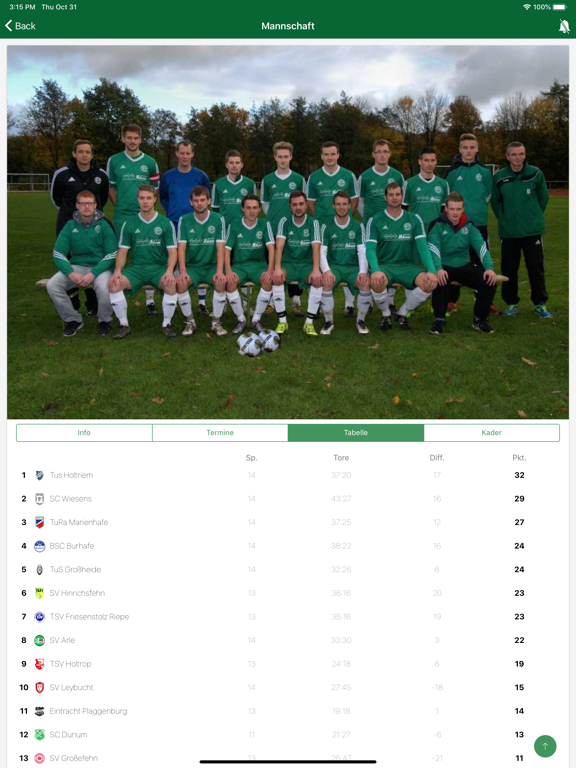 Screenshot #6 pour SV Eintracht Ihlow