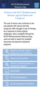 NCCN Reimbursement Resource screenshot #1 for iPhone