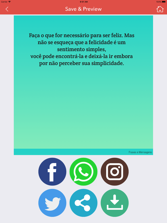 Status Prontos - Frases status iPad screenshot 4 - Lifestyle app