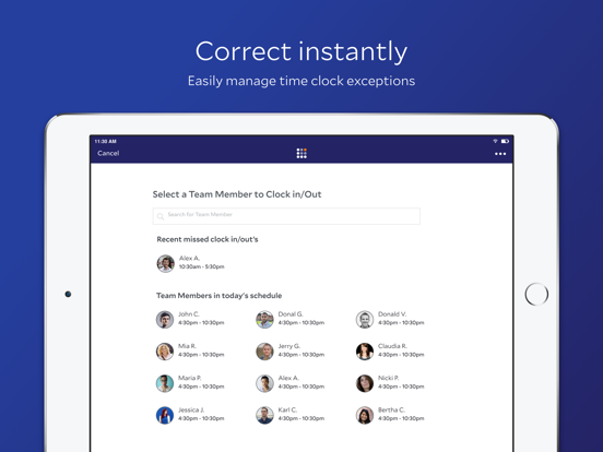 Screenshot #6 pour Legion Time Clock
