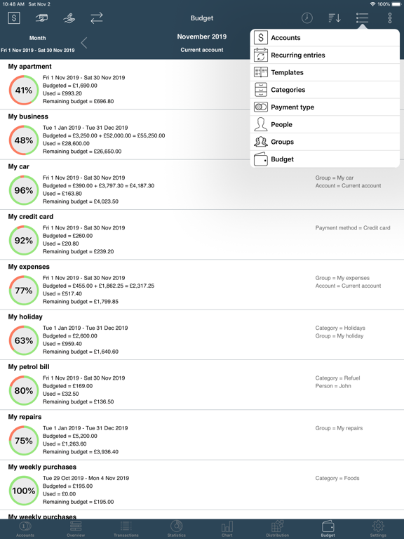 My Budget Book App Store preview screenshot 19
