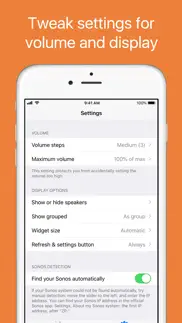 sonocontrols: widget for sonos iphone screenshot 4