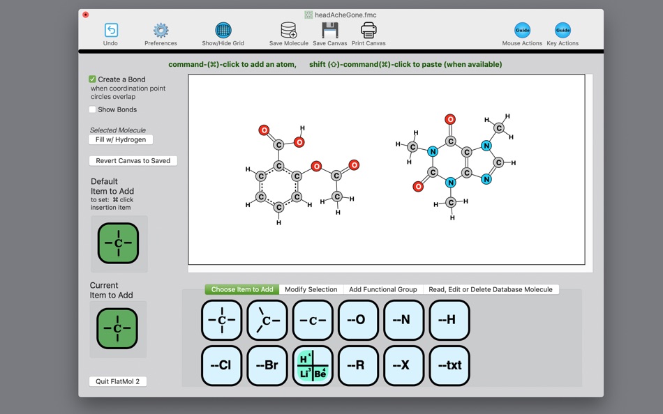 #1. FlatMol 2 (macOS) 来自: Judy A Long
