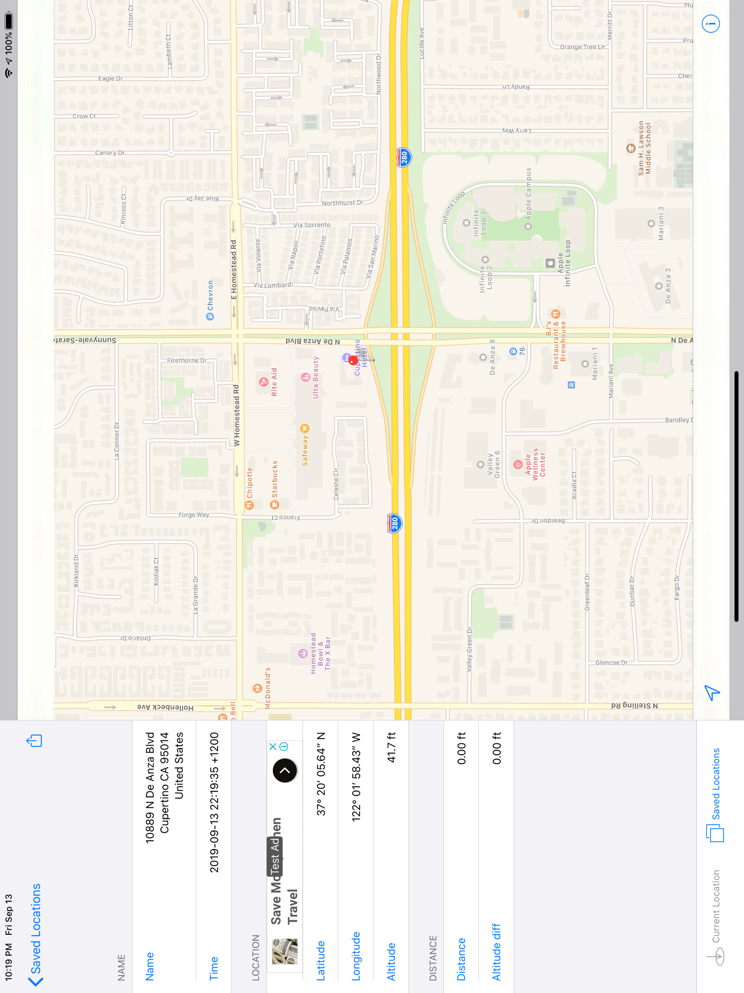 Simple GPS logger
