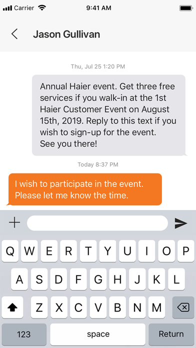 Customer Lobby Mobile Screenshot