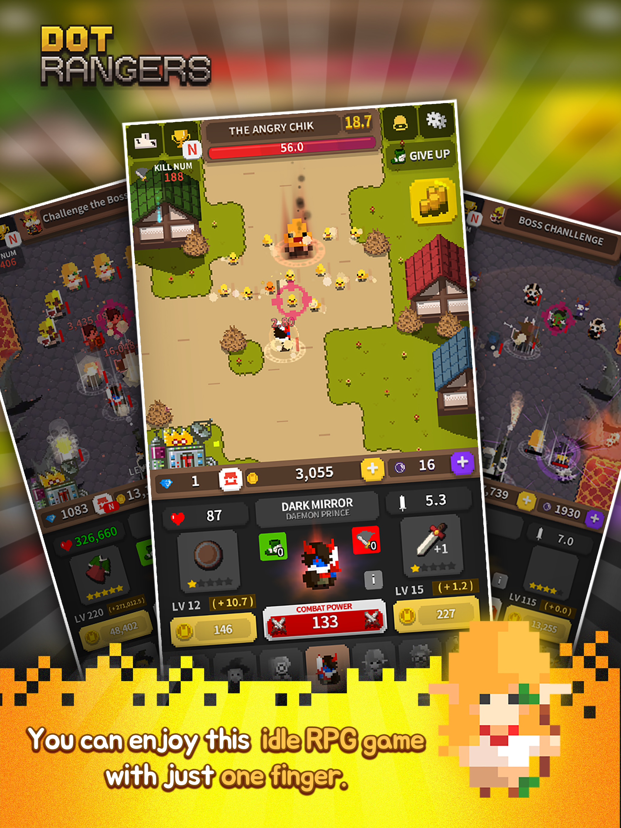 Dot Rangers Idle RPG screenshot 7